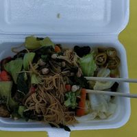 3.70 worth of food.  at Vegetarian Stall - Kovan 209 in Northeast Singapore