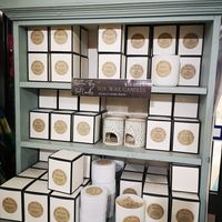 Good selection of soy wax candles in gift shop at The Crooked Carrot in Myalup