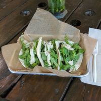 Tahini tacos at Lady and the Shallot in Ewing