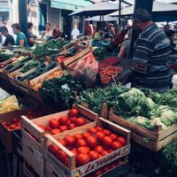 The green market in Rovinj at Green Market in Rovinj