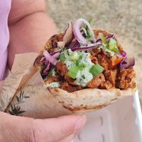 Coconut Tandoori Naan at Bamboo Street Food in Leicester