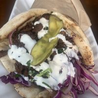 Lebanese kebab  at Bamboo Street Food in Leicester