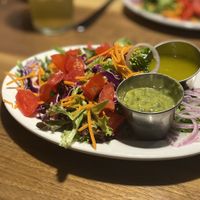 Side salad with green goddess dressing  at Sunrise Cafe in Yellow Springs