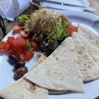 Hummus plate  at Sunrise Cafe in Yellow Springs