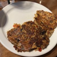 Veggie breakfast patty  at Sunrise Cafe in Yellow Springs