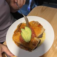 Black bean hummus enchiladas  at Sunrise Cafe in Yellow Springs