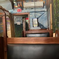 Booth seating - interior at Sunrise Cafe in Yellow Springs