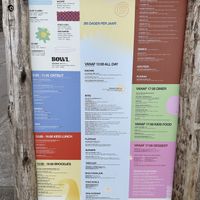 Speisekarte  at Hart Beach Quiksilver Surfschool in The Hague