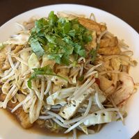 Soupy pad thai..  at Goji Cafe in Dallas