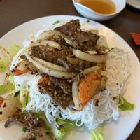 Lemon grass noodles, not much flavor..  at Goji Cafe in Dallas