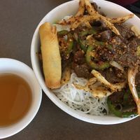 Lemongrass noodles ($8.50) at Goji Cafe in Dallas