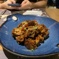 Black pepper tofu and fish - solid side dish!   at MAYS in Guangzhou