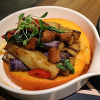 Braised eggplant. at MAYS in Guangzhou