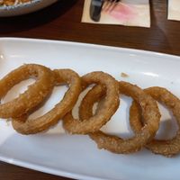 Onion rings side at The Horseshoe in Warlingham