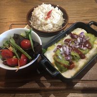 Vegan Spicy Bean Enchiladas  at The Horseshoe in Warlingham
