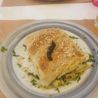 Summer greens lasagne   at Pulse in Crete