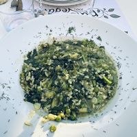 The green risotto.   at Pulse in Crete