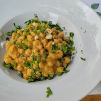Chickpea dish at Pulse in Crete