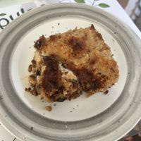 moussaka  at Pulse in Crete