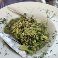 super green risotto  at Pulse in Crete