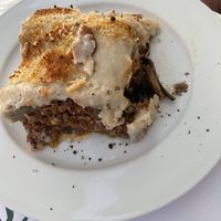 Moussaka ) The béchamel😋  at Pulse in Crete