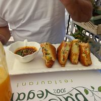 Pandora breadcrumb sandwich at Pulse in Crete