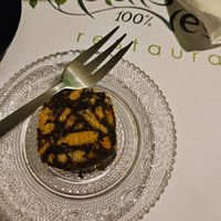 Dessert on the house! They served me this when I asked for the bill and it was really good and as a nice orange taste to it at Pulse in Crete