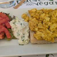 Tofu scramble (breakfast menu) at Pulse in Crete