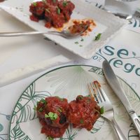 Greek Style Eatballs (starter) at Pulse in Crete