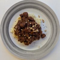 Red Wine Beefless Beef Casserole at Pulse in Crete