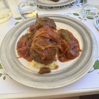 Eatballs with mashed potatoes  at Pulse in Crete