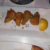 Fried aubergines at Pulse in Crete