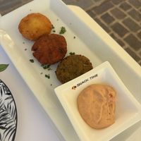 Potato cakes  at Pulse in Crete