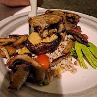 Main dish with mushrooms at Pulse in Crete