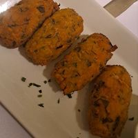 Carrot croquettes at Pulse in Crete