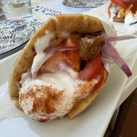 Souvlaki  at Pulse in Crete