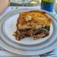 Mussaka  (10,50€) at Pulse in Crete