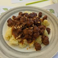 Beefless casserole - sweet and flavourful at Pulse in Crete