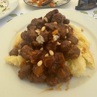 Meatless red wine casserolee  at Pulse in Crete