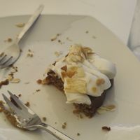 Carrot cake at Pulse in Crete