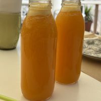Fresh orange juice  at Pulse in Crete