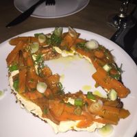 carrot lox and vegan cream cheese at Pulse in Crete