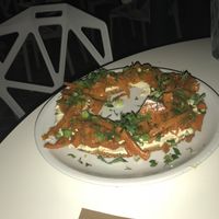 Cured marinated carrots with cashew cream cheese & toasted local koulouri! at Pulse in Crete