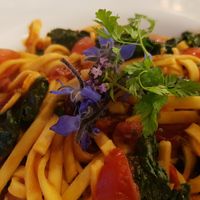 Chef's Special Fresh Vegan Pasta at Krallerhof in Leogang