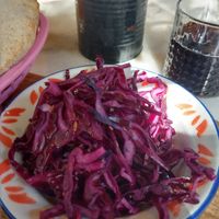 Salad at HUmmUS in The Hague