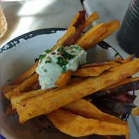 Sweet potato at HUmmUS in The Hague