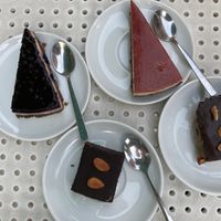 Cheesecakes and peanutty cakes!  at Paradise Food in Budva