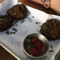 courgette fritters at Amalias Kitchen in Crete