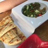 lentil salad at Amalias Kitchen in Crete