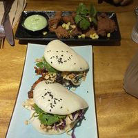 Bao buns & popcorn chicken at Doko Demo V in West Burleigh